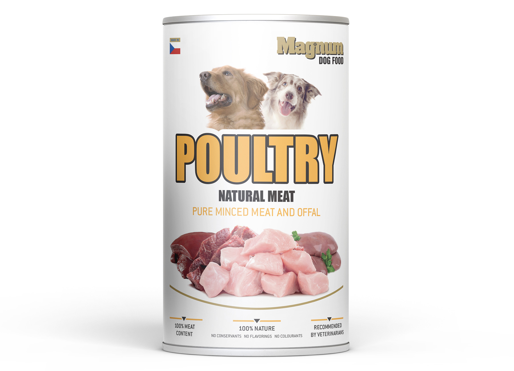Konzerva Magnum Dog Food Poultry