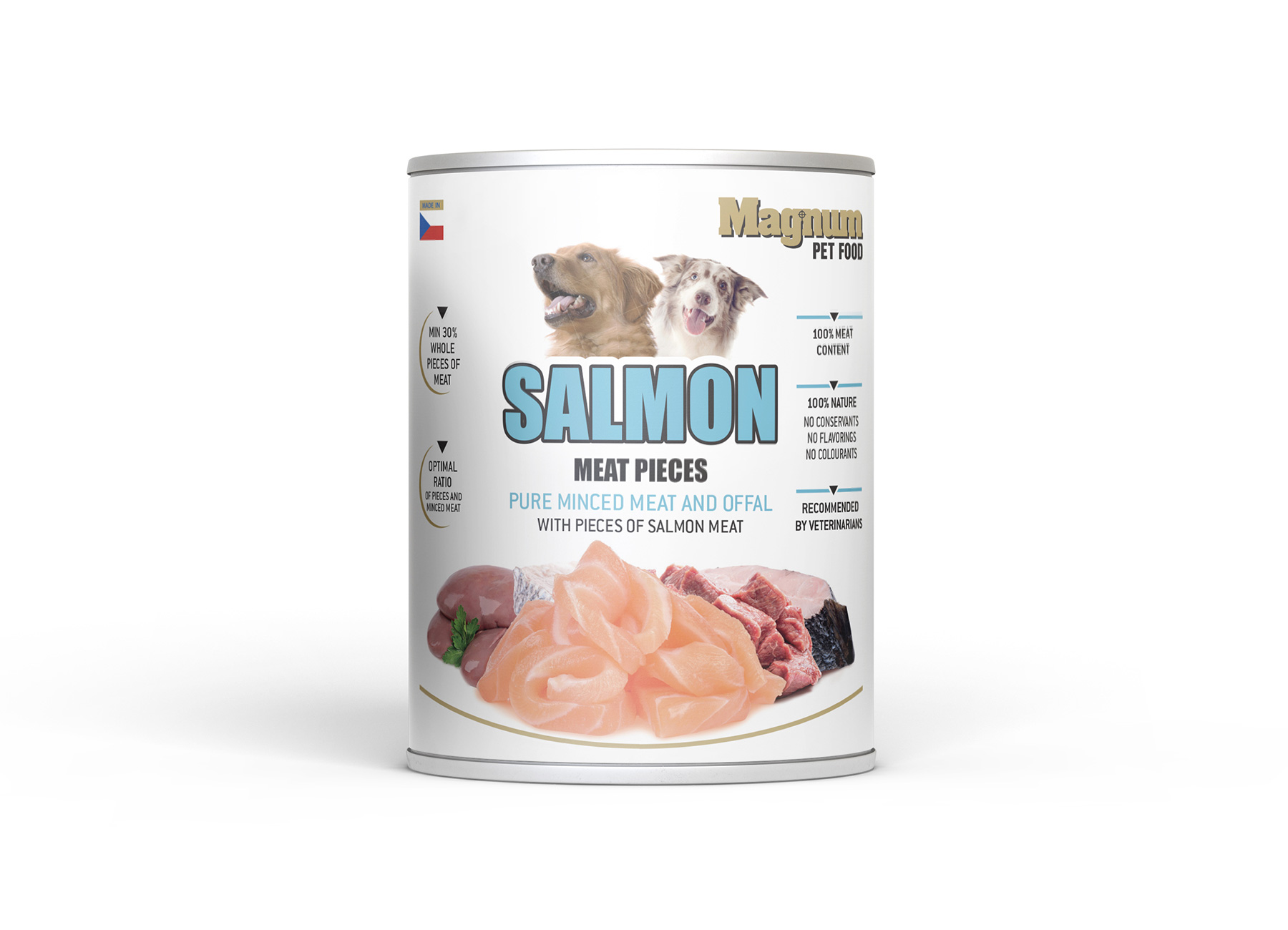 Konzerva Magnum Dog Food Salmon